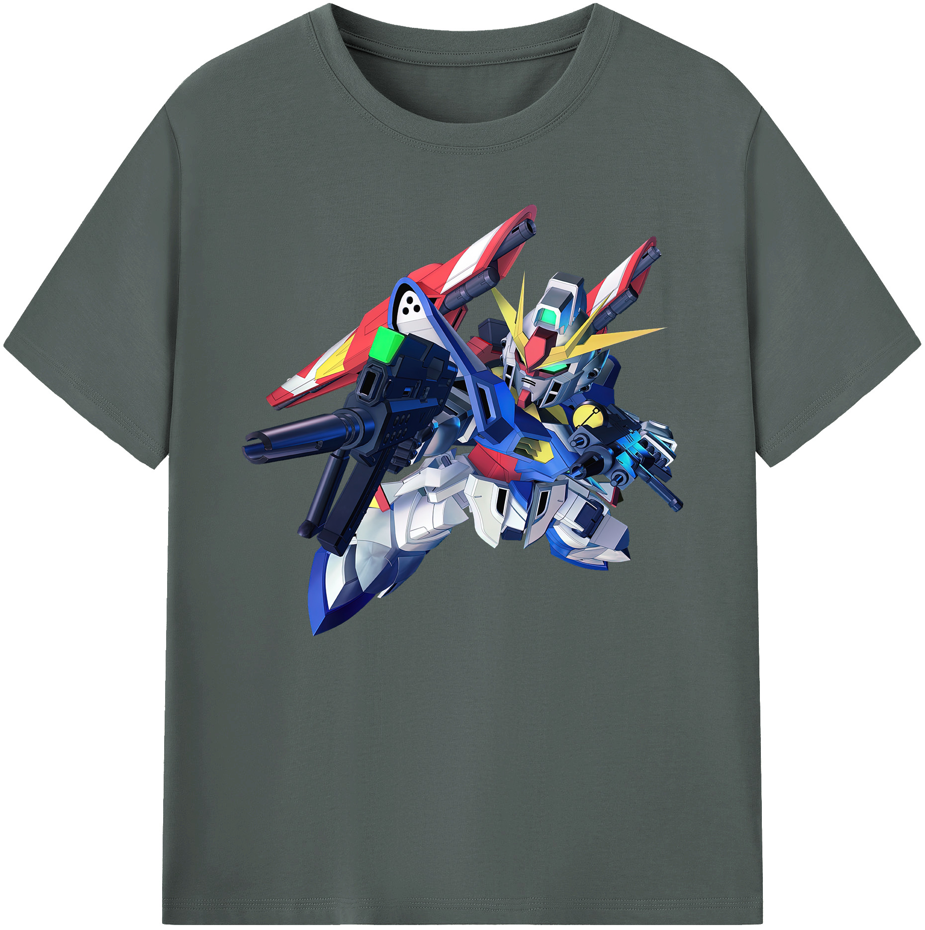 （画像用） 機動戦士ガンダム Mobile Suit Gundam 綿100％ メンズ半袖Tシャツ｜肌触りやわらか＆通気性